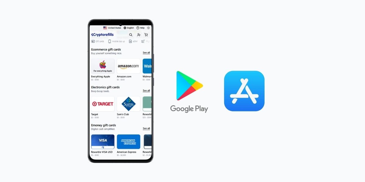 Aplikacja Cryptorefills a strona internetowa: Różnice