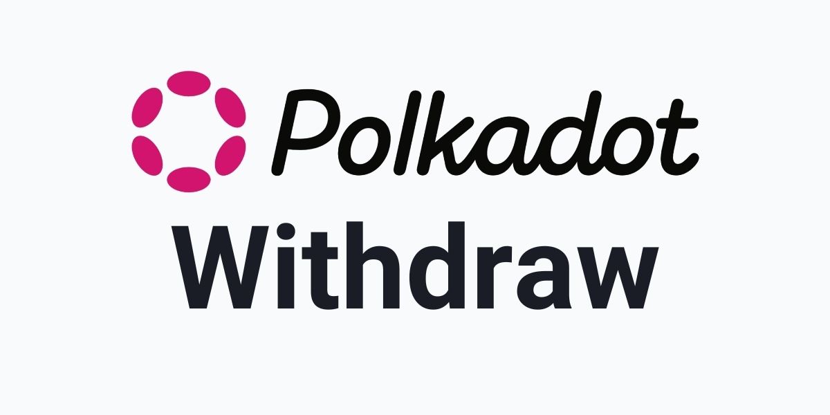 DOT (Polkadot) abheben und auf Cryptorefills ausgeben