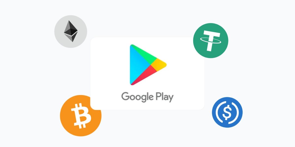 How to buy a Google Play gift card with crypto