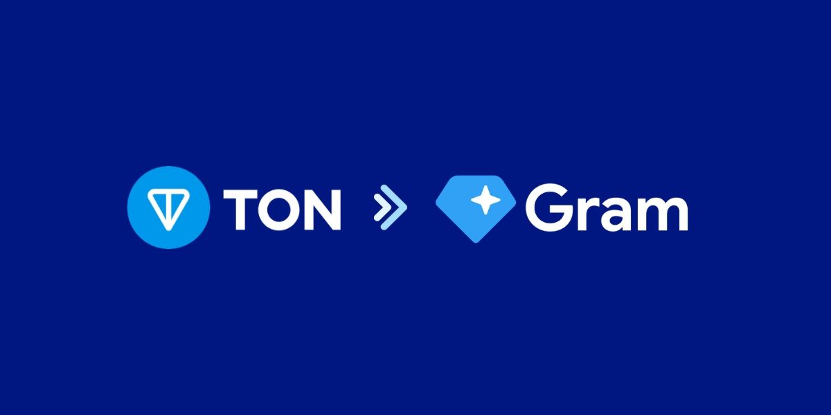 Toncoin rebrands to Gram Toncoin rebrands to Gram