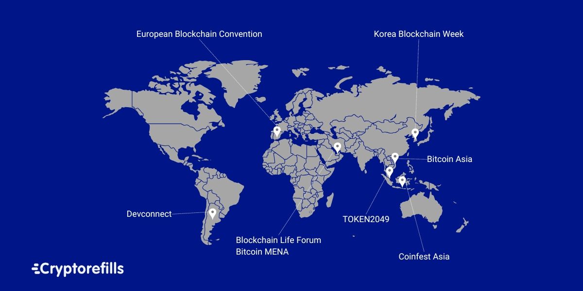 Top 8 must-attend crypto and blockchain conferences in H2 2025