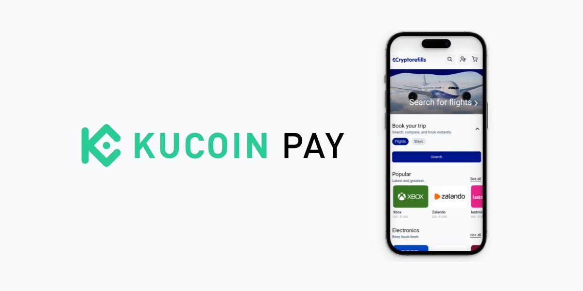 Pay with KuCoin: Cash out crypto instantly without a bank account