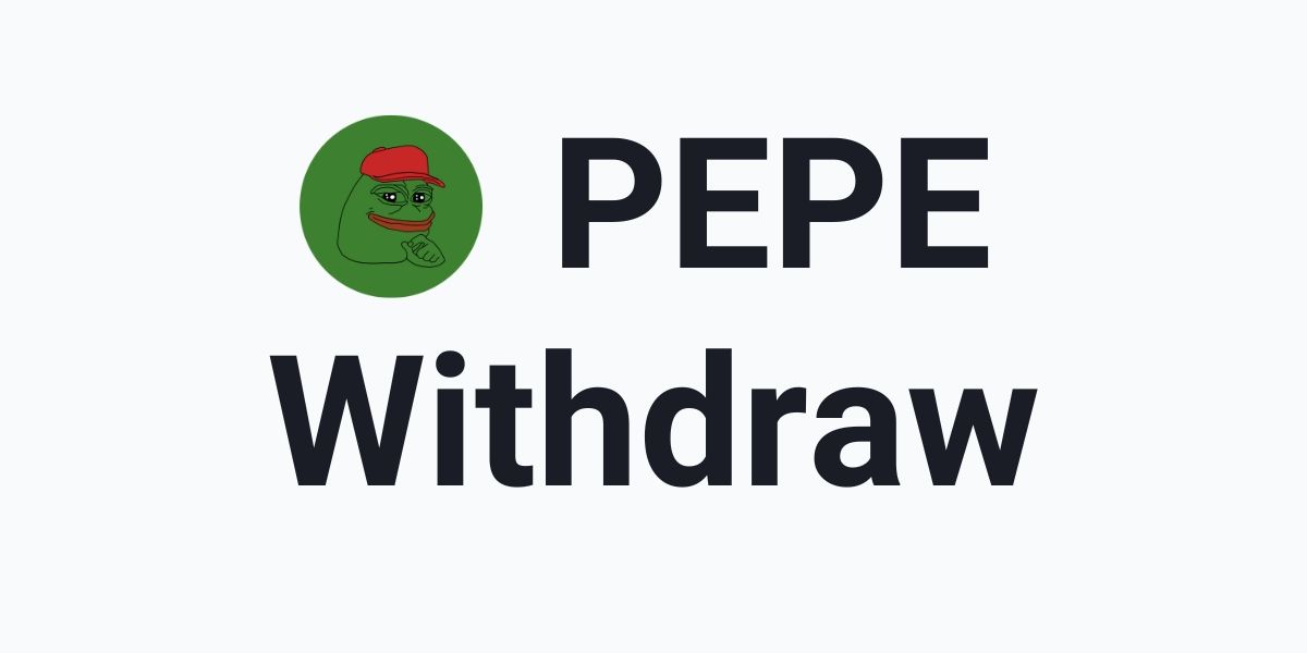 How to cash out PEPE token